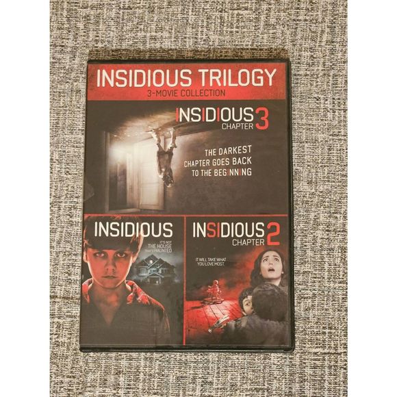 No Brand Other - Insidious 1 2 3 Chapter Trilogy DVD 2015 2 Disc Box Set Horror Movie Collection